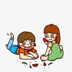 吃瓜群众动画图片图文,趣味横生的视觉盛宴